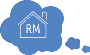 Dream bubble with rm building maintenance logo inside
